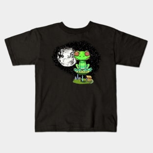 Moon Frog Kids T-Shirt